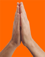 Le salut Indien : Namaste Le salut Indien : Namaste