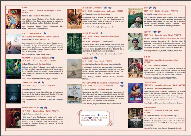 DERNIERE MINUTE -Festival des cinémas Indiens de Toulouse - 6 ème édition- du 11 au 15 avril 2018 DERNIERE MINUTE -Festival des cinémas Indiens de Toulouse - 6 ème édition- du 11 au 15 avril 2018