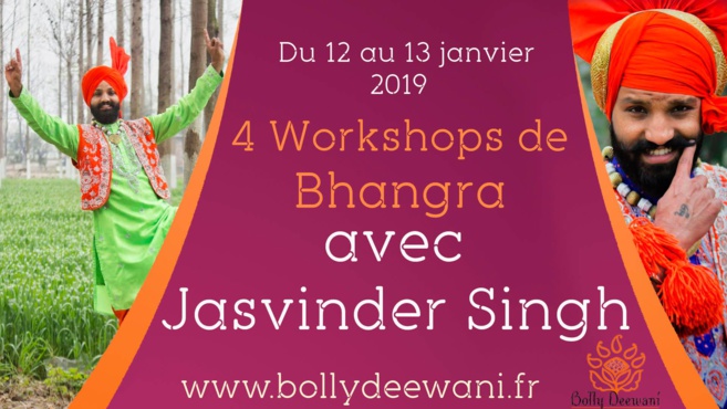 Stage de danse Bhangra par Bolly Deewani en janvier 2019 Stage de danse Bhangra par Bolly Deewani en janvier 2019