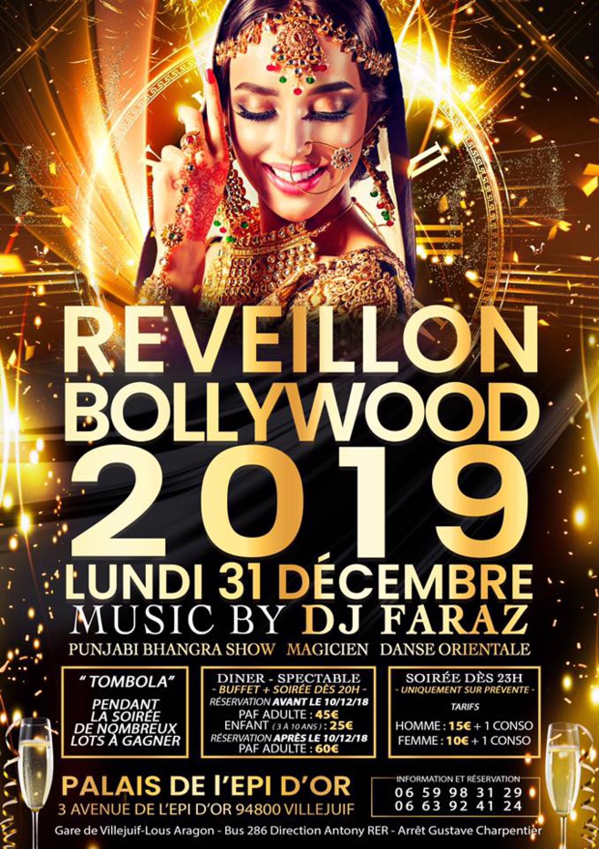 Soirée indienne Grand Réveillon Bollywood Soirée indienne Grand Réveillon Bollywood