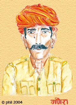 Carnet de Route Inde (Rajasthan), écrit et illustré par Philippe Bichon.