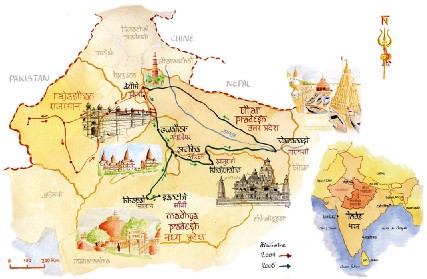 Gwalior (extrait du nouveau carnet de voyage de Phil : Madhya Pradesh et Benares) Gwalior (extrait du nouveau carnet de voyage de Phil : Madhya Pradesh et Benares)