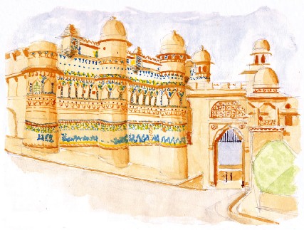 Gwalior (extrait du nouveau carnet de voyage de Phil : Madhya Pradesh et Benares) Gwalior (extrait du nouveau carnet de voyage de Phil : Madhya Pradesh et Benares)