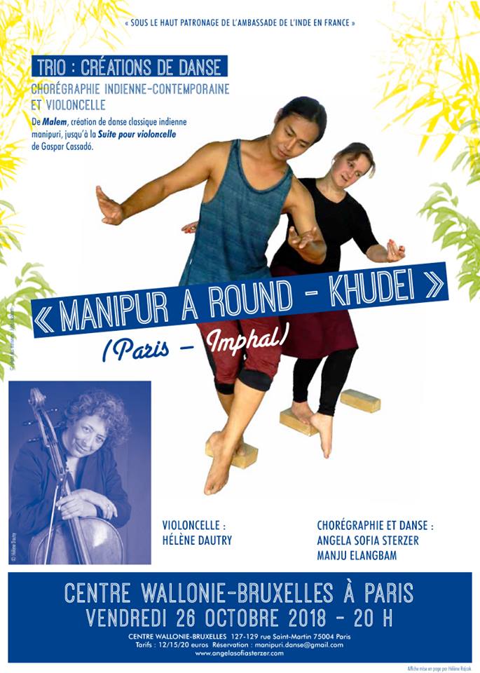 Manipuri - A dance Khudei - Un spectacle de danse indienne contemporaine le 26 octobre 2018