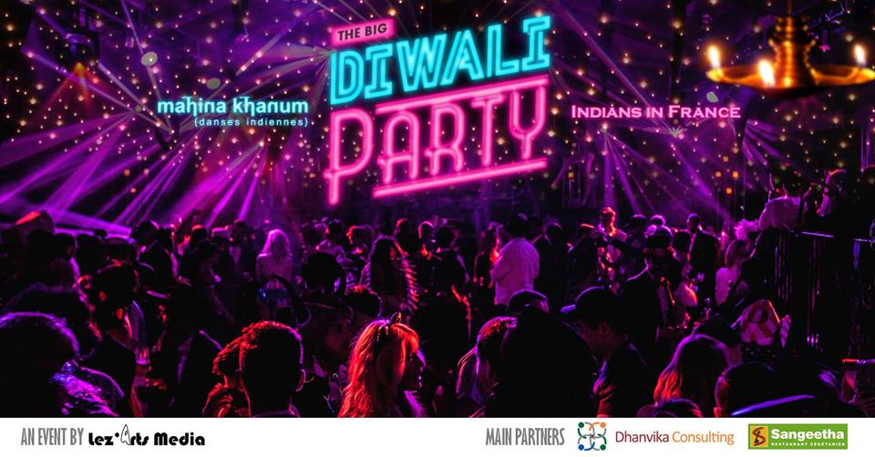 Grande Diwali Bollywood Party à Paris le Samedi 10 novembre