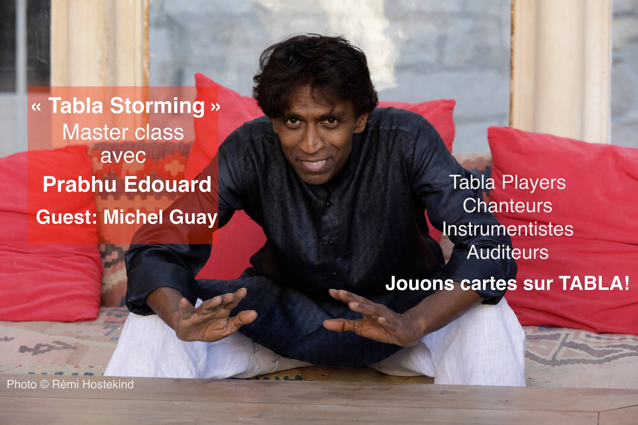 Masterclass Prabhu Edouard & Guest Michel Guay samedi 8 décembre 2018 à Pantn